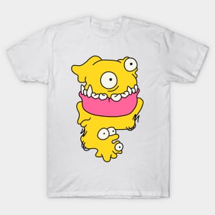 Strange Yellow Regurgitating Creature T-Shirt